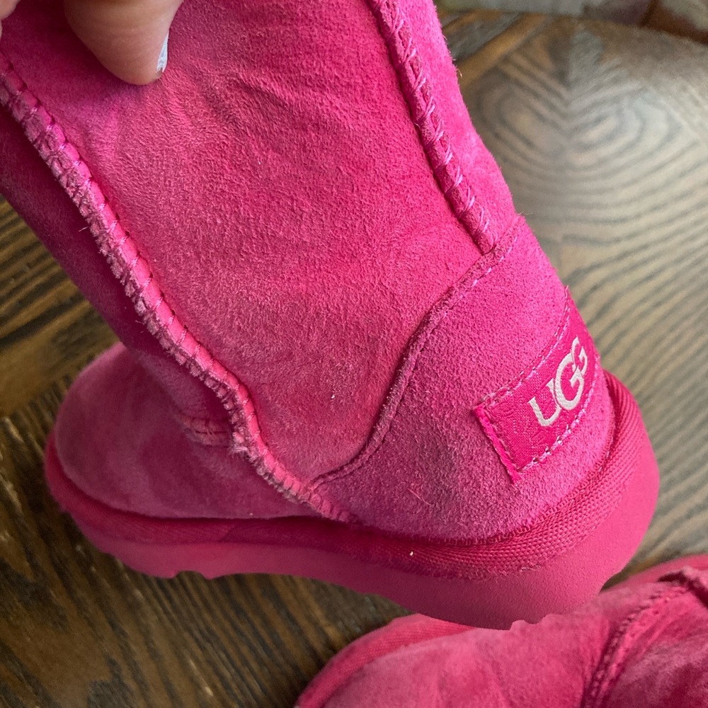 Uggs - size 8T (3 year old wore them a little bit, they have a lot of life)